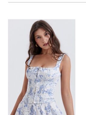 House of CB Chicca Square Neck Corset Top - SOLD OUT